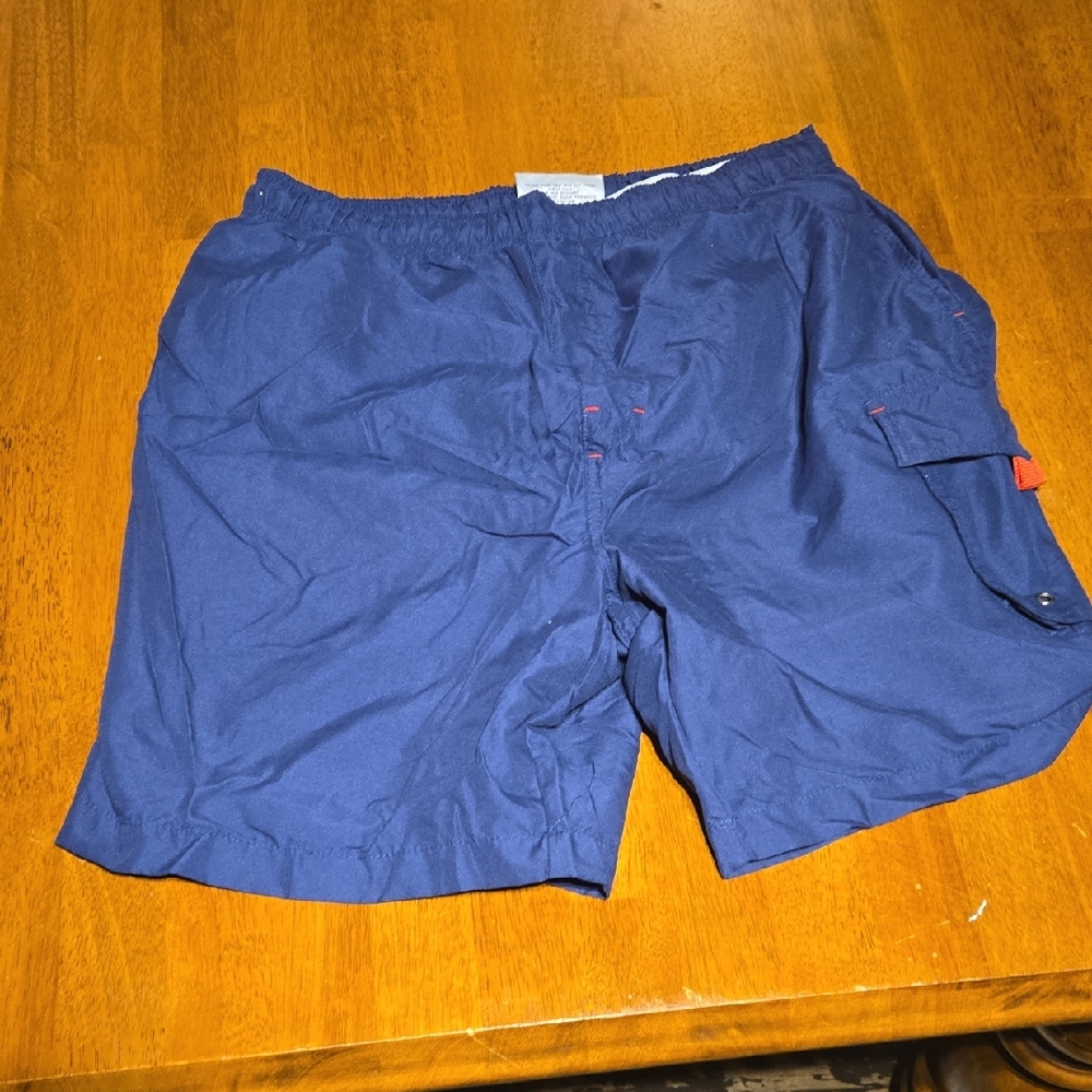 Men's Blue Cargo Shorts